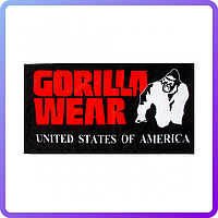 Фітнес-рушник Gorilla Wear Classic Gym Towel Black/Red (340296)