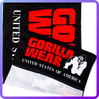 Фітнес-рушник Gorilla Wear Functional Gym Towel Black/Red (340299)