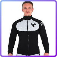 Толстовка Athlete Genetics Pro Style (Black-Grey) (106557)