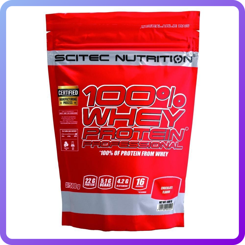Протеїн Scitec Nutrition 100% Whey Protein Professional (500 гр) (342676)