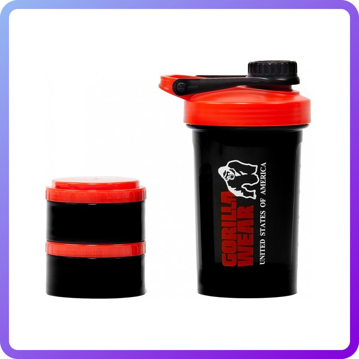 Шейкер Gorilla Wear Shaker 2 GO Black/Red (340309)