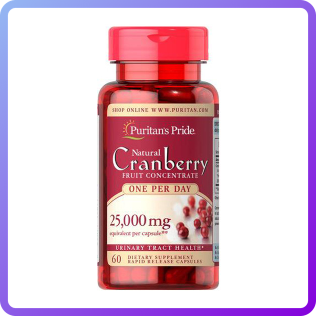 Вітаміни і мінерали Puritans Pride One A Day Cranberry 25.000 мг 60 капс (343831)