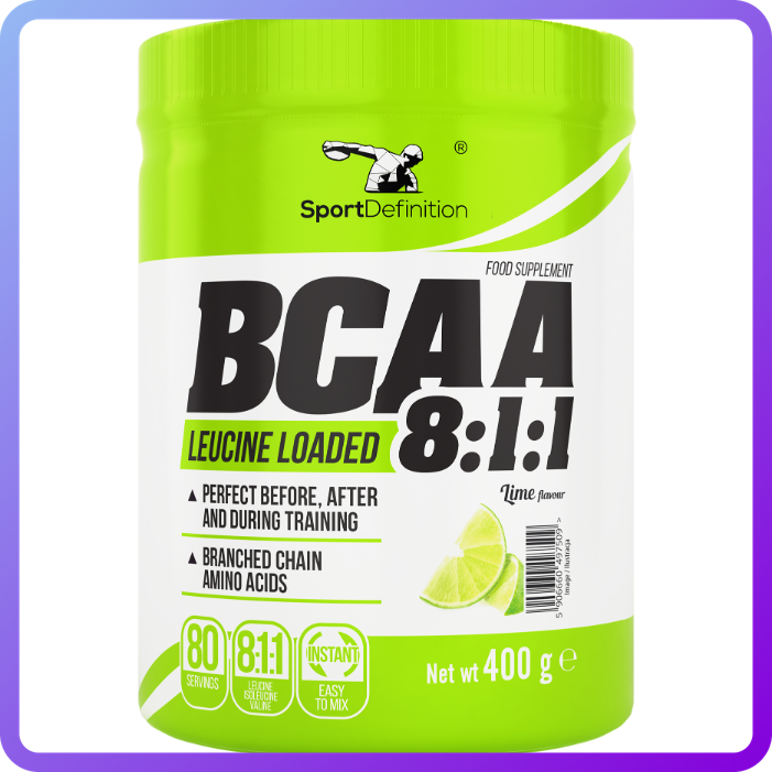 Амінокислоти BCAA Sport Definition BCAA Leucine Loaded 8:1:1 (400 гр) (342686)