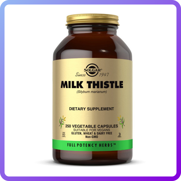 Розторопша Solgar Milk Thistle 250 вег.капс (346102)