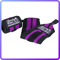 Бинты кистевые для фиксации запястья Gorilla wear Womens Wrist Wraps (Black/Purple) (102043)