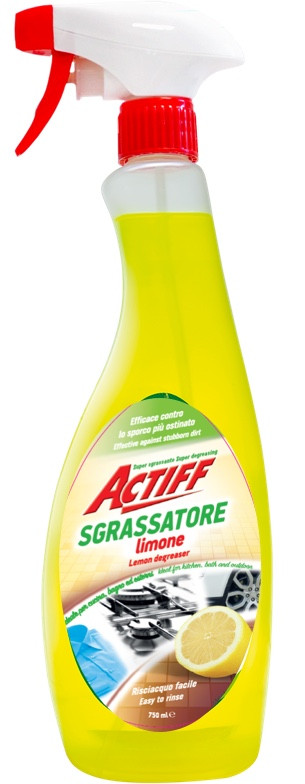 Універсальний очищувач з ароматом лимона ACTIFF SGRASSATORE LIMONE