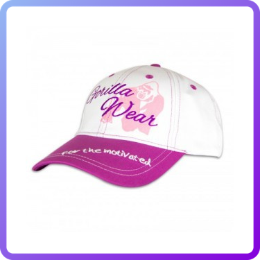 Жіноча бейсболка Gorilla Wear Lady Signature Cap (White/Pink) (102051)