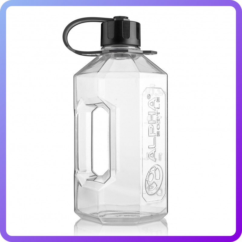 Фляга для води Alpha Designs Alpha Bottle XWater Jug 2.4 L Clear Black Strap (341591)