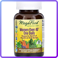 Мультивитамины для женщин 40+ MegaFood Women Over 40 One Daily 30 таблеток (234104)