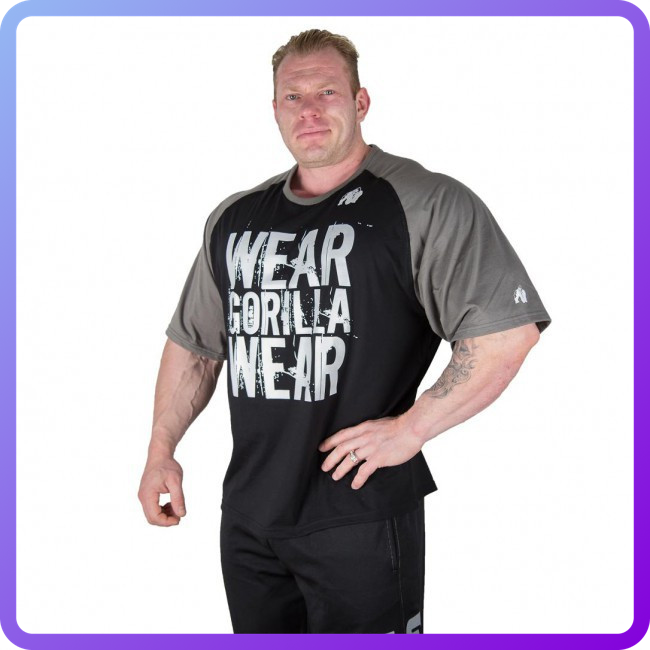 Футболка Gorilla wear Colorado Oversized T-Shirt (Black/Grey) (102075)