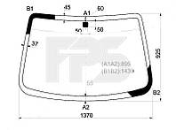 Лобовое стекло Chevrolet AVEO 2006-2012 SDN T250 / ЗАЗ VIDA