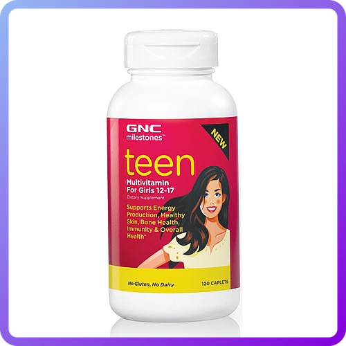 Вітамінно-мінеральний комплекс GNC Teen Multivitamin for girls 12-17 (120 кап) (223293)