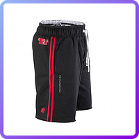 Шорти тренувальні Gorilla wear 82 sweat shorts (Black/Red) (102095)