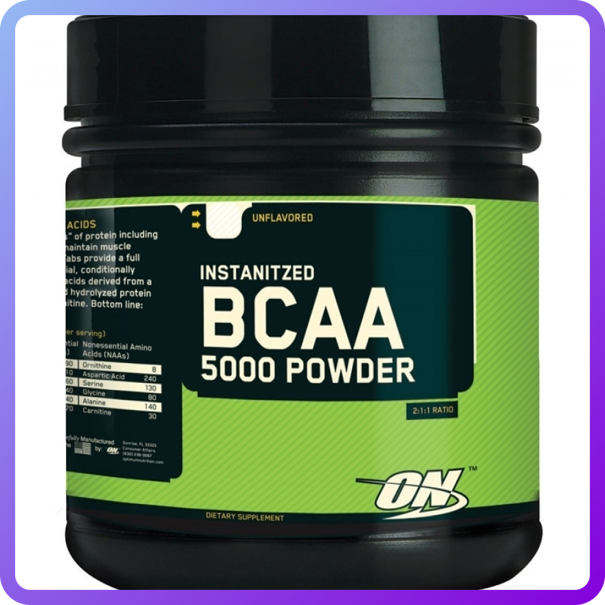 Амінокислоти BCAA Optimum Nutrition BCAA 5000 powder (345 г) (без смаку) (335679)