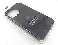 Захисний чохол для Apple iPhone 13 Pro чорний силіконовий з логотипом