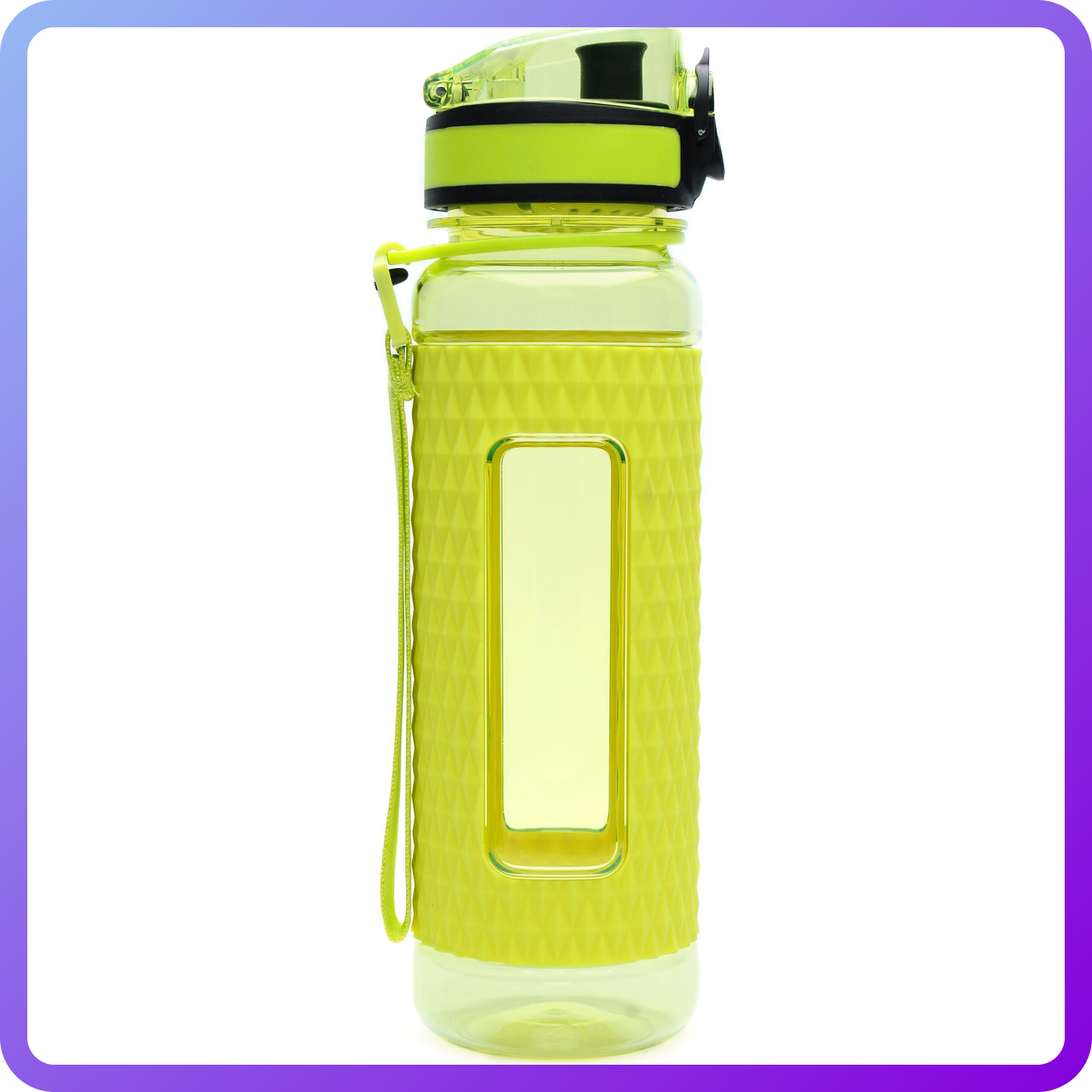 Пляшка для води Пляшка для води UZspace Diamond Light Green (450 мл) Салатова (342732)