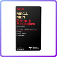 Витамины для мужчин GNC Mega Men Energy & Metabolism (180 таб) (445530)