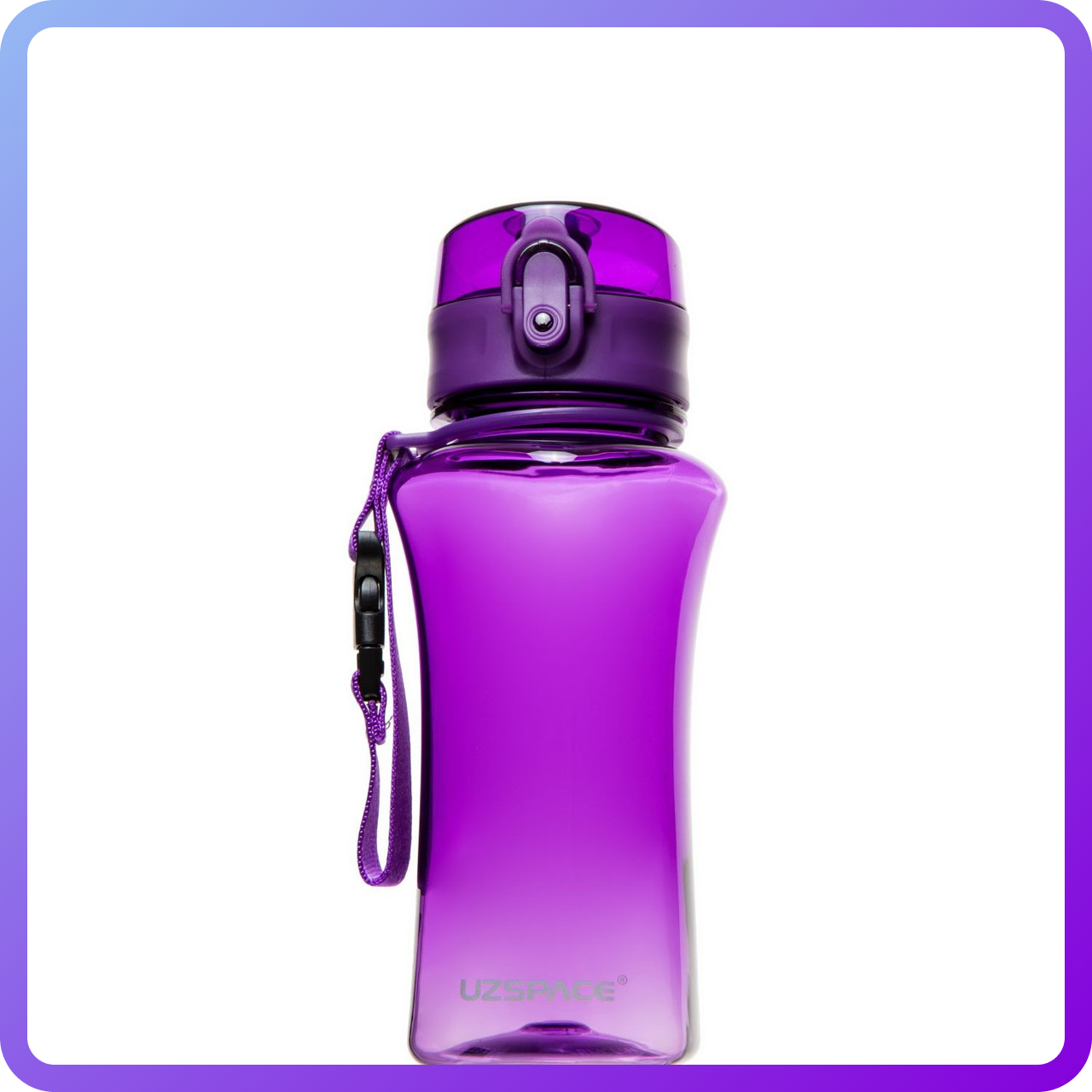 Пляшка для води Пляшка для води UZspace Wasser Purple (350 мл) Фіолетова (342743)