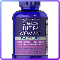 Витамины и минералы Puritan's Pride Ultra Woman Daily Multi Timed Release (180 капс) (105054)