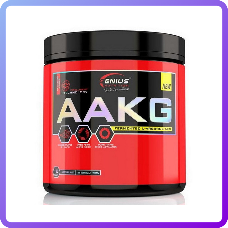 Передтренувальний комплекс Genius Nutrition AAKG 180 таб (346156)