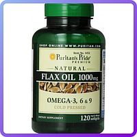 Комплекс незамінних жирних кислот Puritan's Pride Flax Oil 1000 mg (120 кап) (103624)