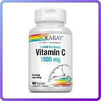 Витамины и минералы Solaray Vitamin C 1000 мг timed release 100 вег.капс (113861)
