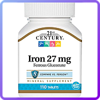 Залізо 21st Century Iron 27 мг 110 таб (230651)