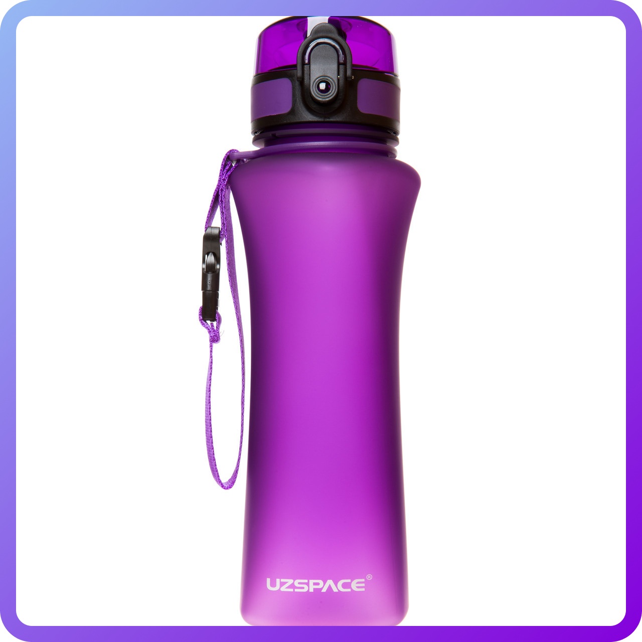 Пляшка для води Пляшка для води UZspace Wasser Purple (500 мл) Фіолетова (342744)