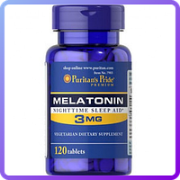 Снодійне Puritan's Pride Melatonin 3 mg (120 таб)  (447134)