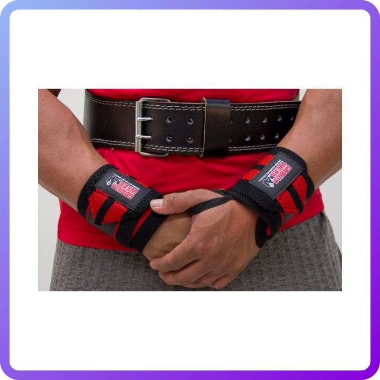 Бинт кистьовий Gorilla wear Wrist Wraps PRO (Black/Red) (223345)