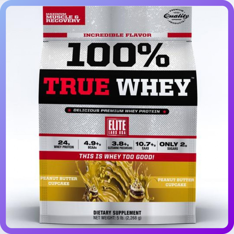 Купити протеїни Elite Labs USA 100% True Whey Peanut Butter Cup 2270 г (344033)