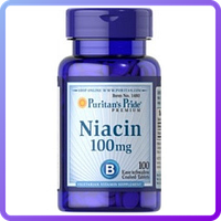 Витаминно-минеральный комплекс Puritan's Pride Niacin 100 мг (100 таб) (447168)