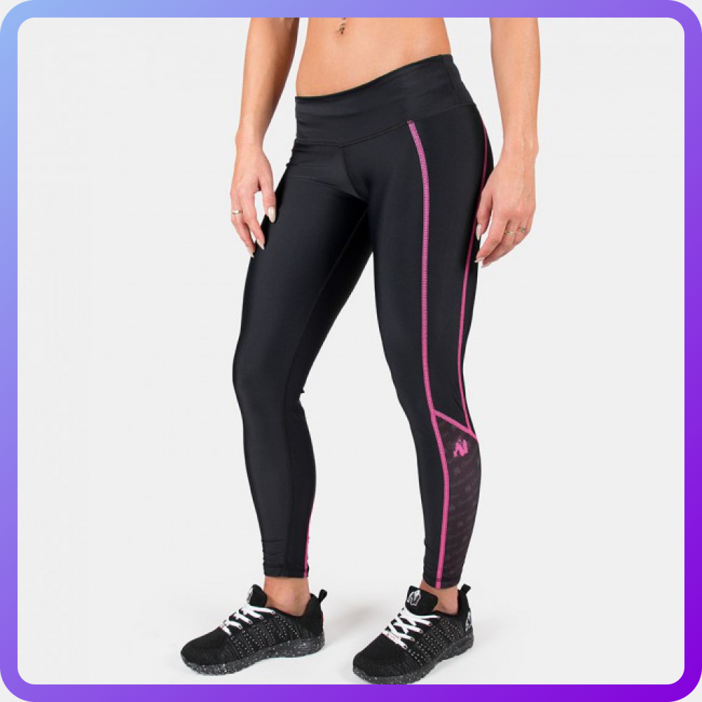 Легінси Gorilla Wear Carlin Compression Tight Black Pink (342787)