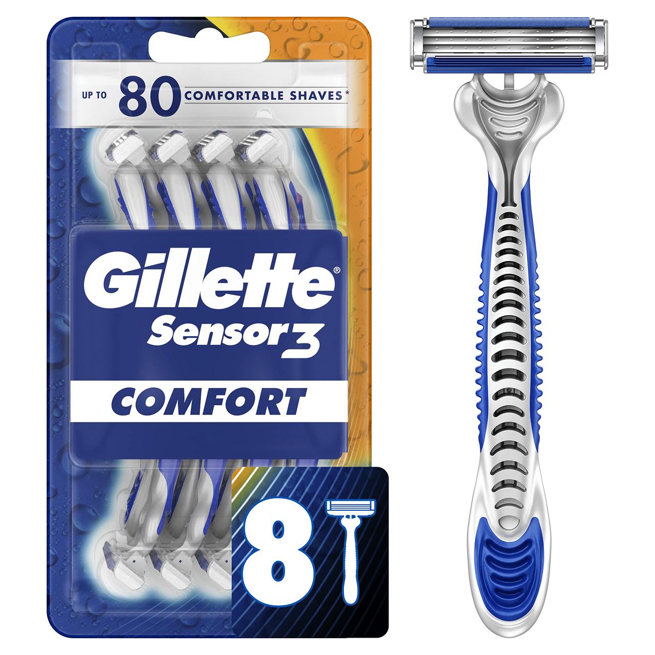 Станок Gillette "Sensor3" (8) одноразовий