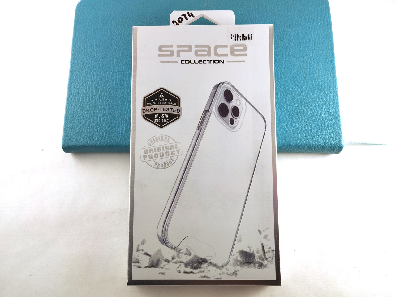Прозорий силіконовий чохол SPACE для iPhone 13 Pro Max, силиконовый чехол на айфон 13 про макс, чохол для айфо