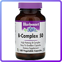 В-Комплекс 50 Bluebonnet Nutrition B-Complex 50 100 гелевых капсул (231832)