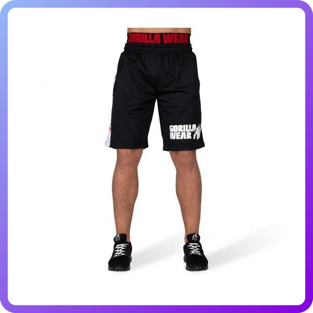 Шорти Gorilla Wear California Mesh Shorts Black/Grey (340407)