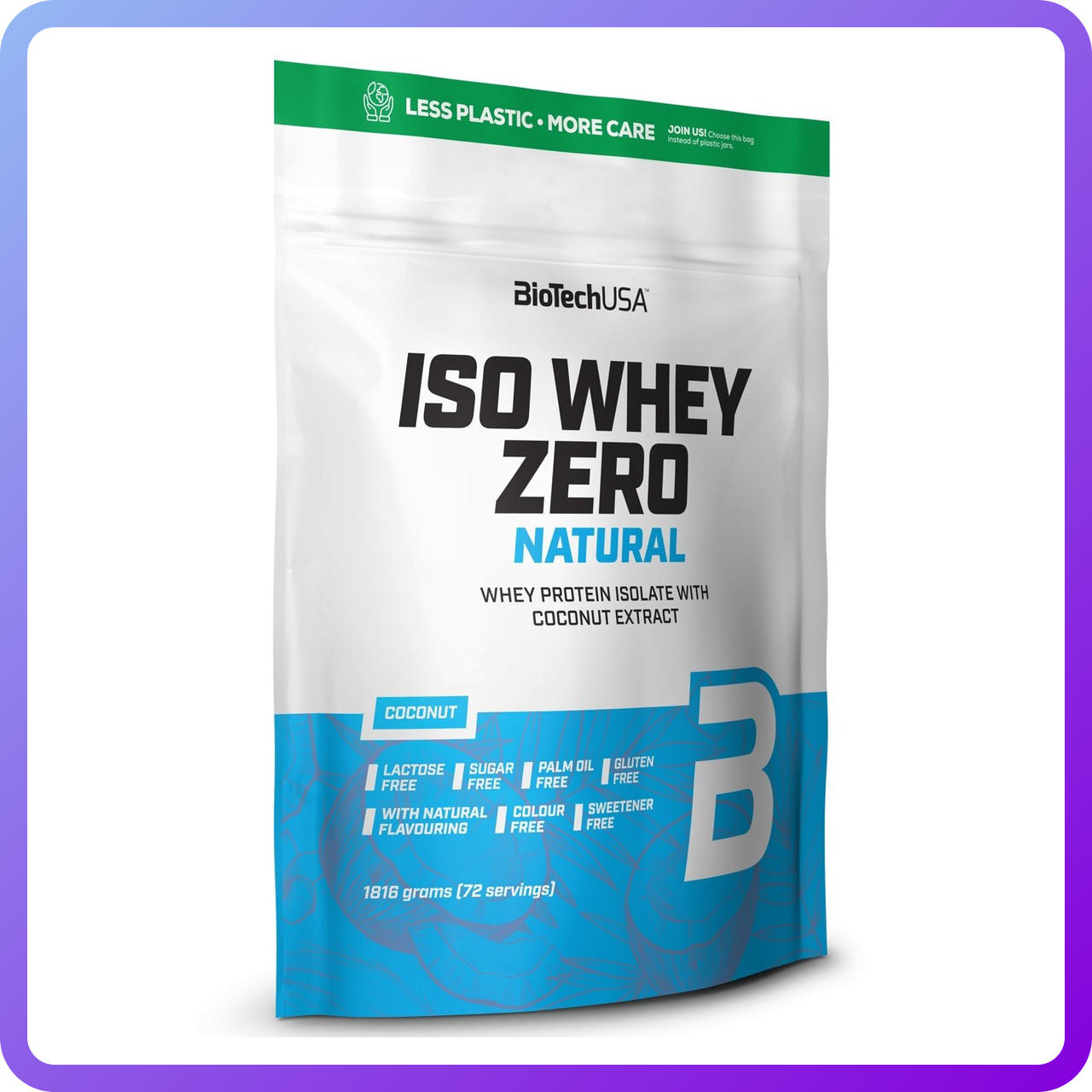 Протеїн BioTech Iso Whey Zero (1816 г) (341679)