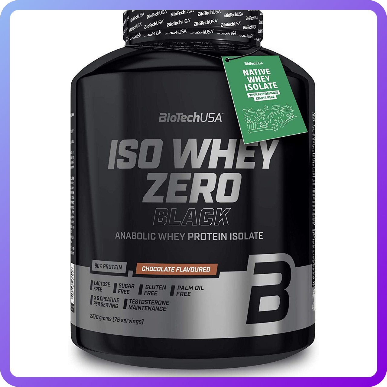 Протеїн BioTech Iso Whey Zero Black (2270 г) (341680)