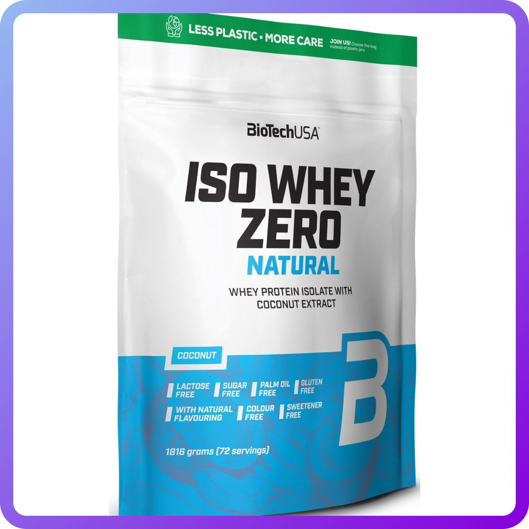 Протеїн BioTech Iso Whey Zero natural (1816 г) (341685)