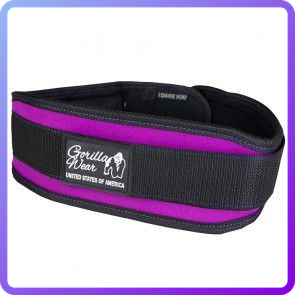 Жіночий атлетичний пояс Gorilla wear Womens Lifting Belt (Black/Purple) (334456)