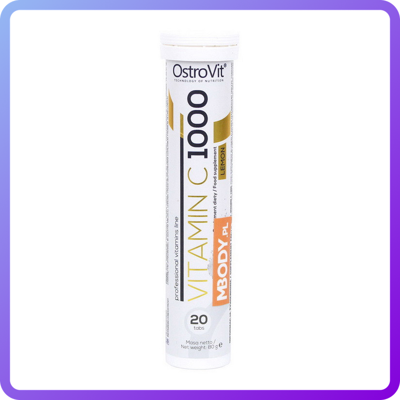 Вітаміни Ostrovit Vitamin C 1000 20 таб (347207)