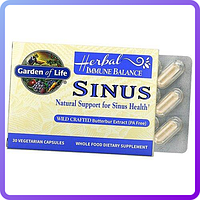Травяной Комплекс для поддержки иммунитета Garden Of Life Herbal Immune Balance Sinus 30 вегетари (470616)