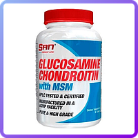 Препарат для відновлення суглобів і зв'язок SAN Glucosamine Chondroitin with MSM (90 таблеток) (228041)