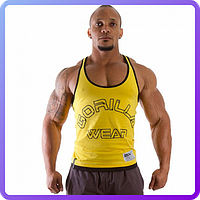 Мужская майка Gorilla wear Logo Stringer Tank Top (Yellow) (445616)