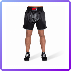 Шорти Gorilla Wear Murdo Muay Thai / Kickboxing Shorts Black/Gray (340424)
