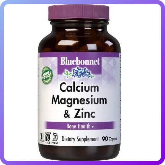 Вітаміни і мінерали Bluebonnet Nutrition Calcium Magnesium Plus Zinc 90 капс (346218)