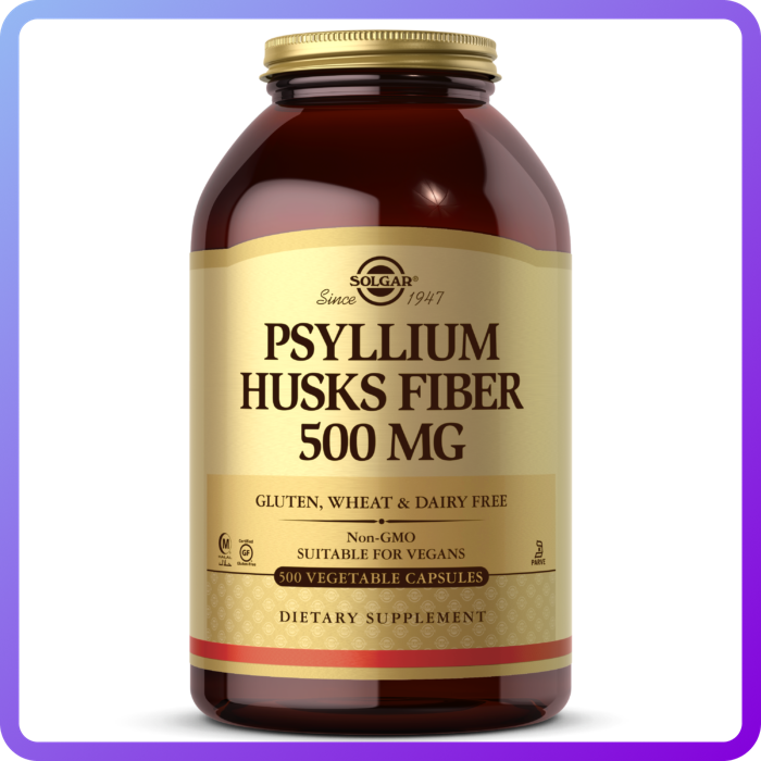 Подорожник Solgar Psyllium Husk Fiber 500 мг 500 вег.капс (346219)
