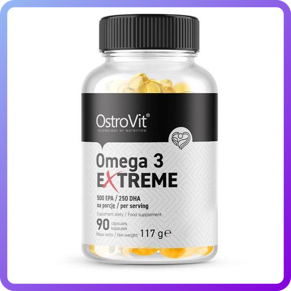 Риб'ячий жир Ostrovit Omega 3 Extreme 90 капс (347221)