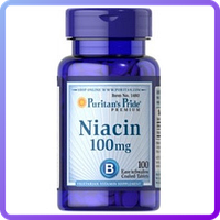 Витаминно-минеральный комплекс Puritan's Pride Niacin 100 мг (100 таб) (224968)